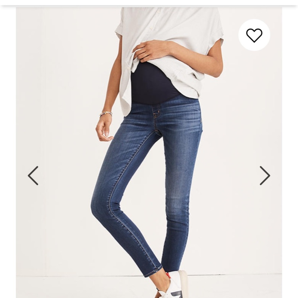 Madewell Over the Belly Tencel Skinny-Danny Wash